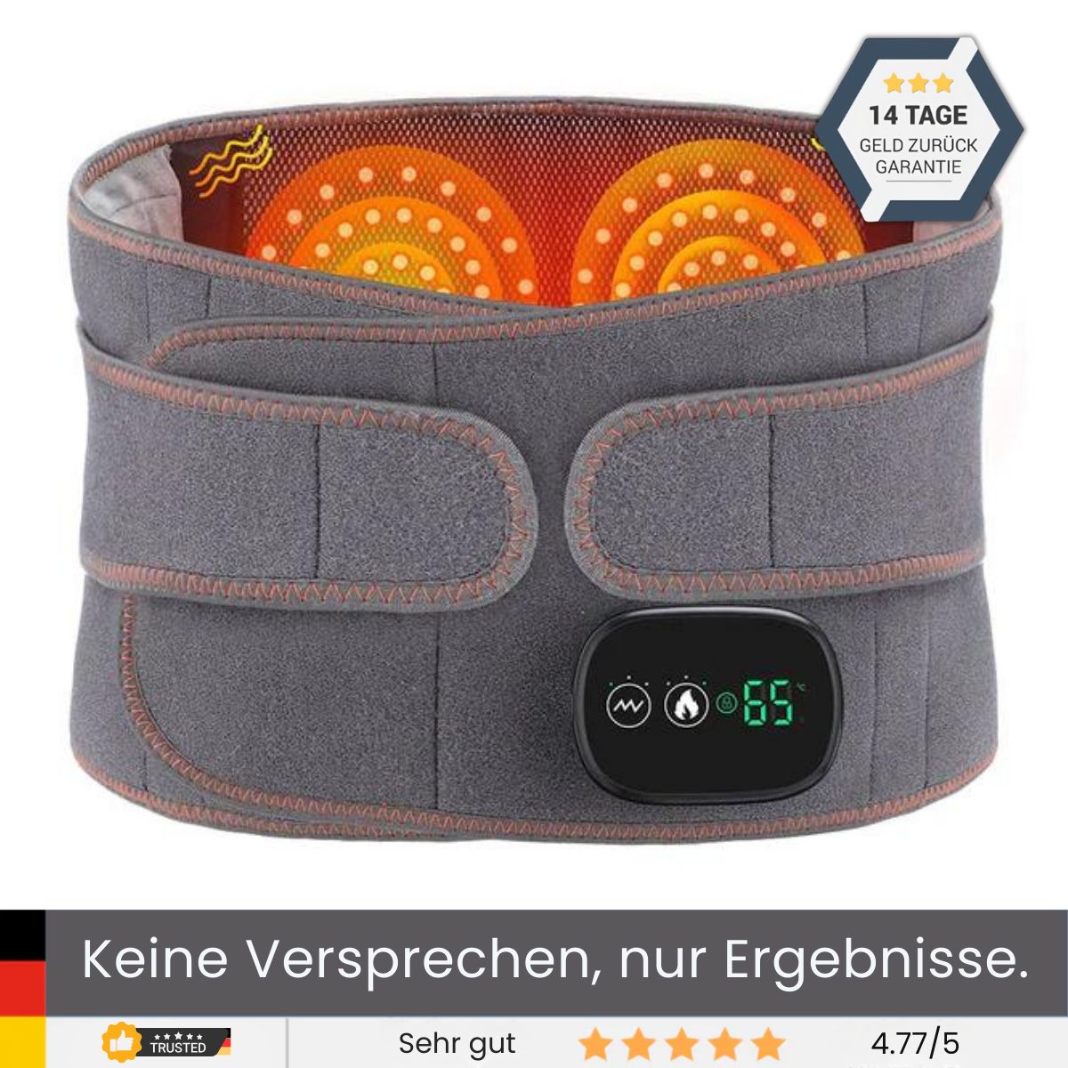 ThermaPro® - Massagegürtel mit Rotlichtwärme - 50% Rabatt – HEALTHSON