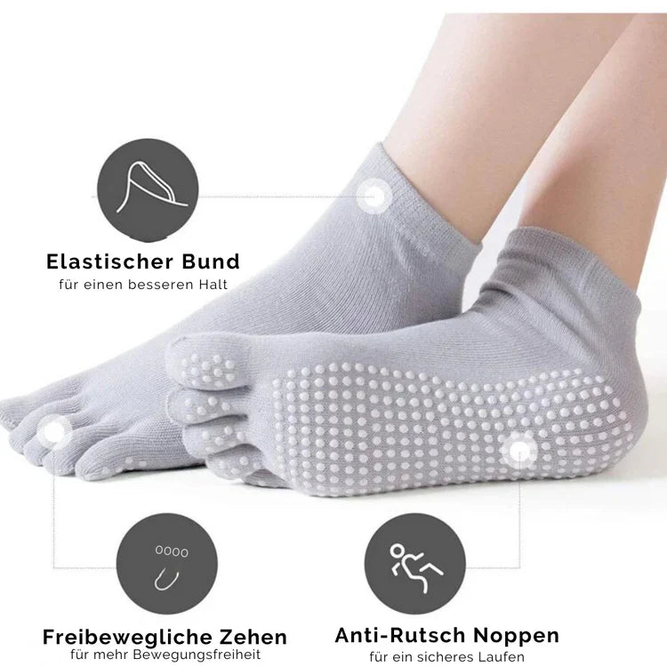 BareSocks® - Barfußsocken mit Noppen - 3er Set