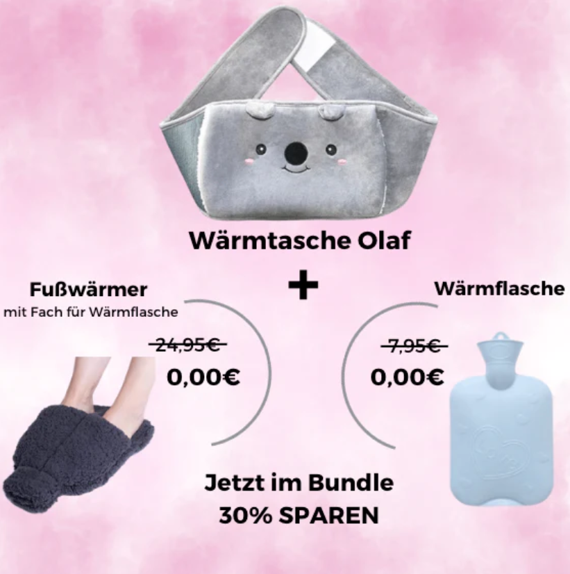 Wärmtasche Olaf - inkl. Gratis Wärmflasche - Oplara